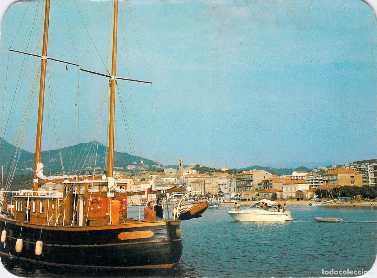Postales: Postal de Propriano C&oacute;rcega Puerto con Veleros