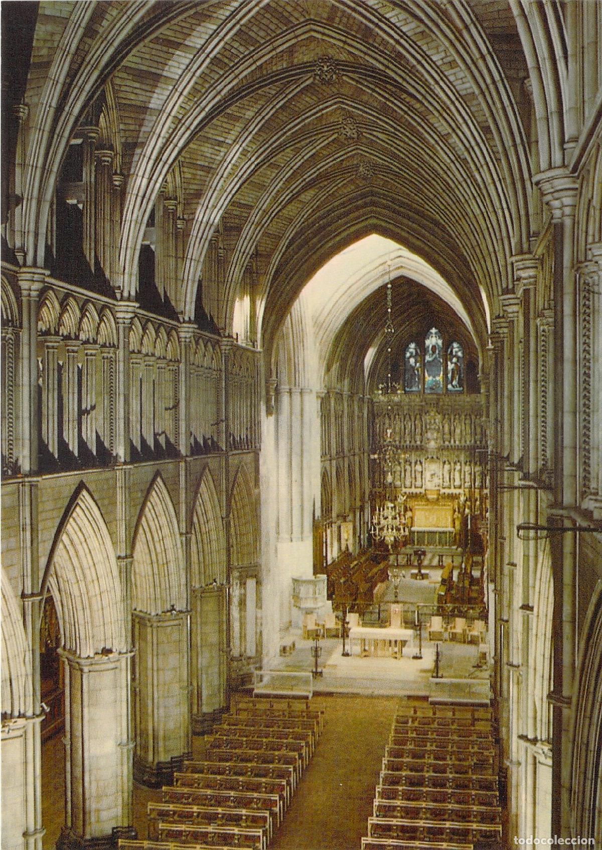 Postales: Postal de la Nave hacia el Este en la Catedral de Southwark, Londres