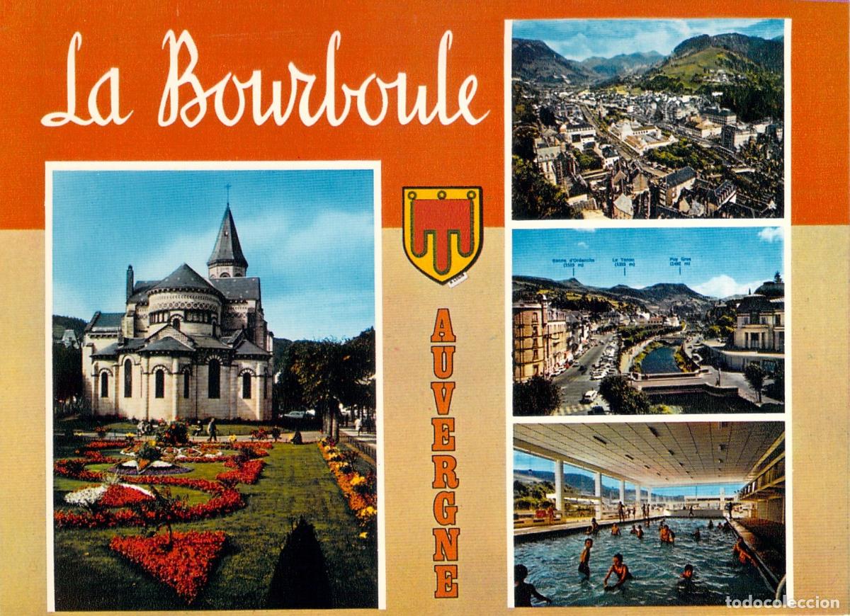 Postales: Postal de La Bourboule Auvergne Francia vistas panor&aacute;micas
