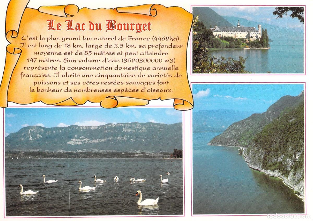 Postales: Postal de Lac du Bourget y Aix-les-Bains Francia