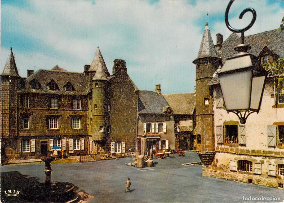 Postkarten: Postal de la Maison du Bailliage en Salers, Francia