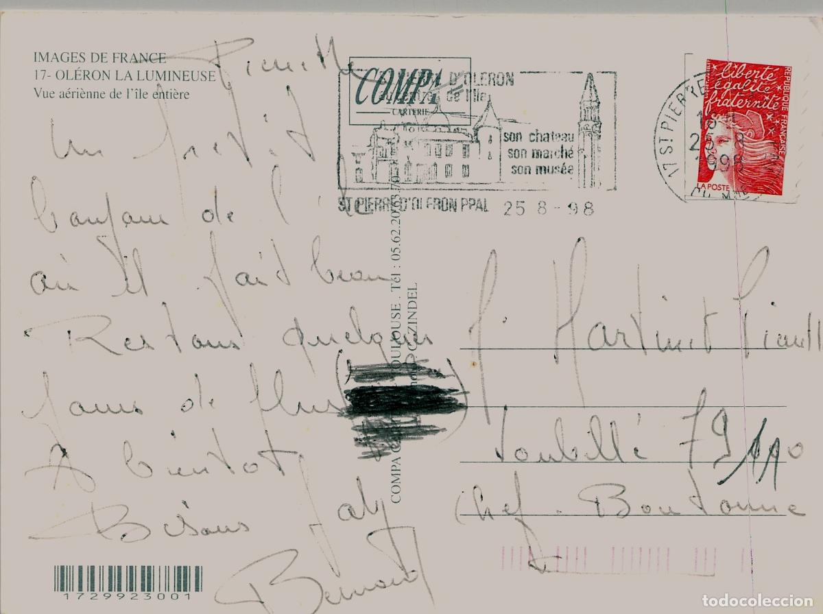 Postales: Postal a&eacute;rea de la Isla de Ol&eacute;ron, Francia - Foto 2