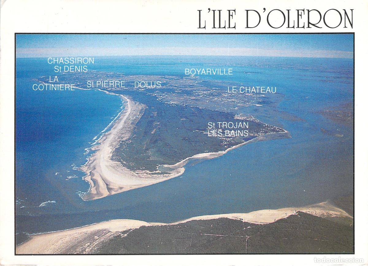 Postales: Postal a&eacute;rea de la Isla de Ol&eacute;ron, Francia