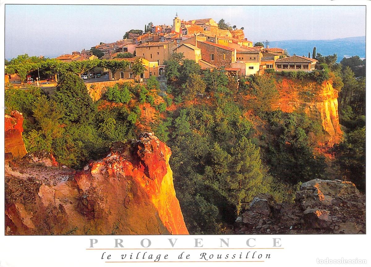Postales: Postal de Roussillon, el pueblo de los ocres en Provenza