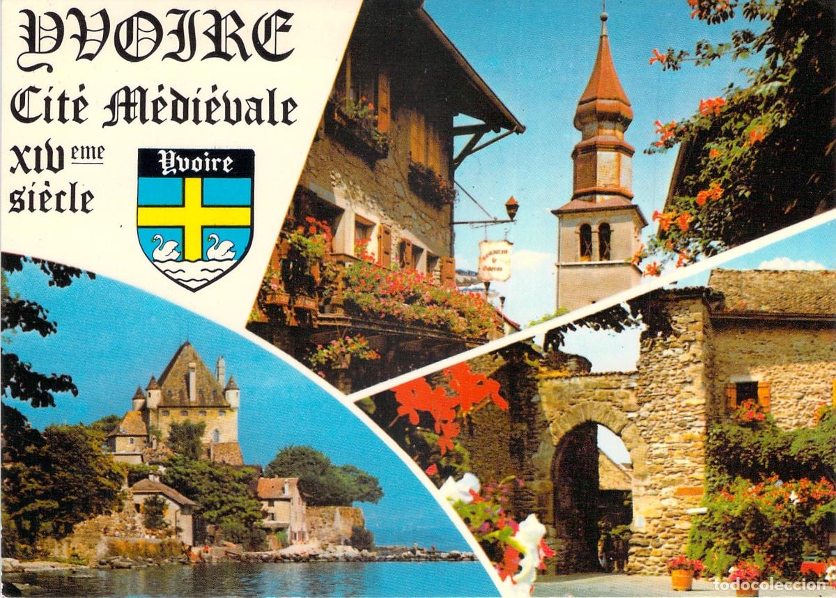 Postales: Postal de Yvoire Cit&eacute; M&eacute;di&eacute;vale en Alta Saboya Francia