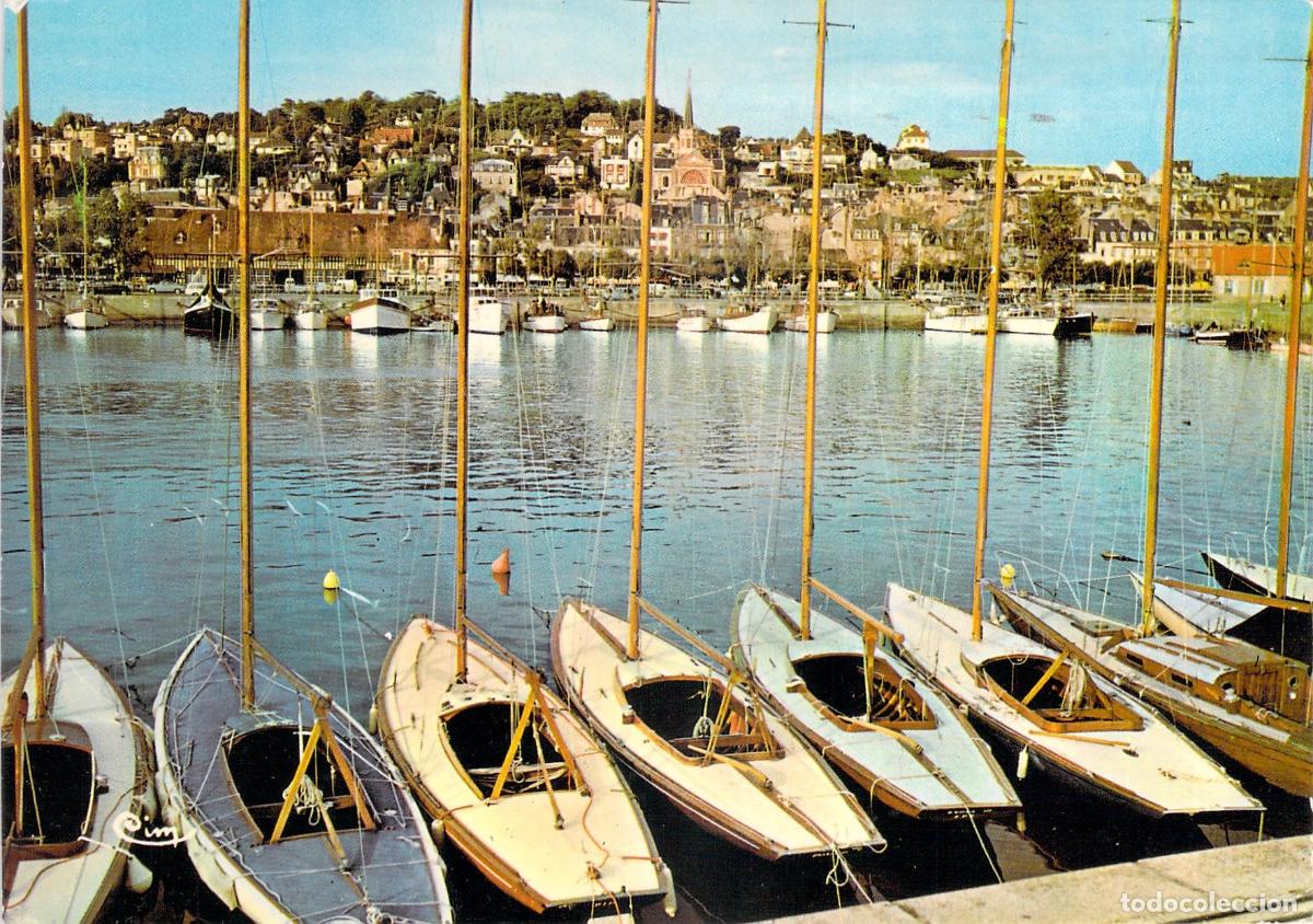 Cartes Postales: Postal de Trouville-Deauville Francia Puerto de Yates