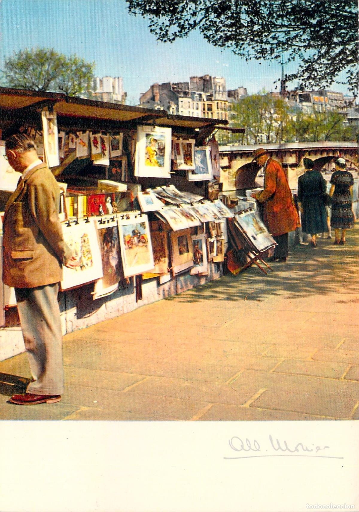 Cartes Postales: Postal de Par&iacute;s: Los libreros de viejo junto al Pont-Neuf