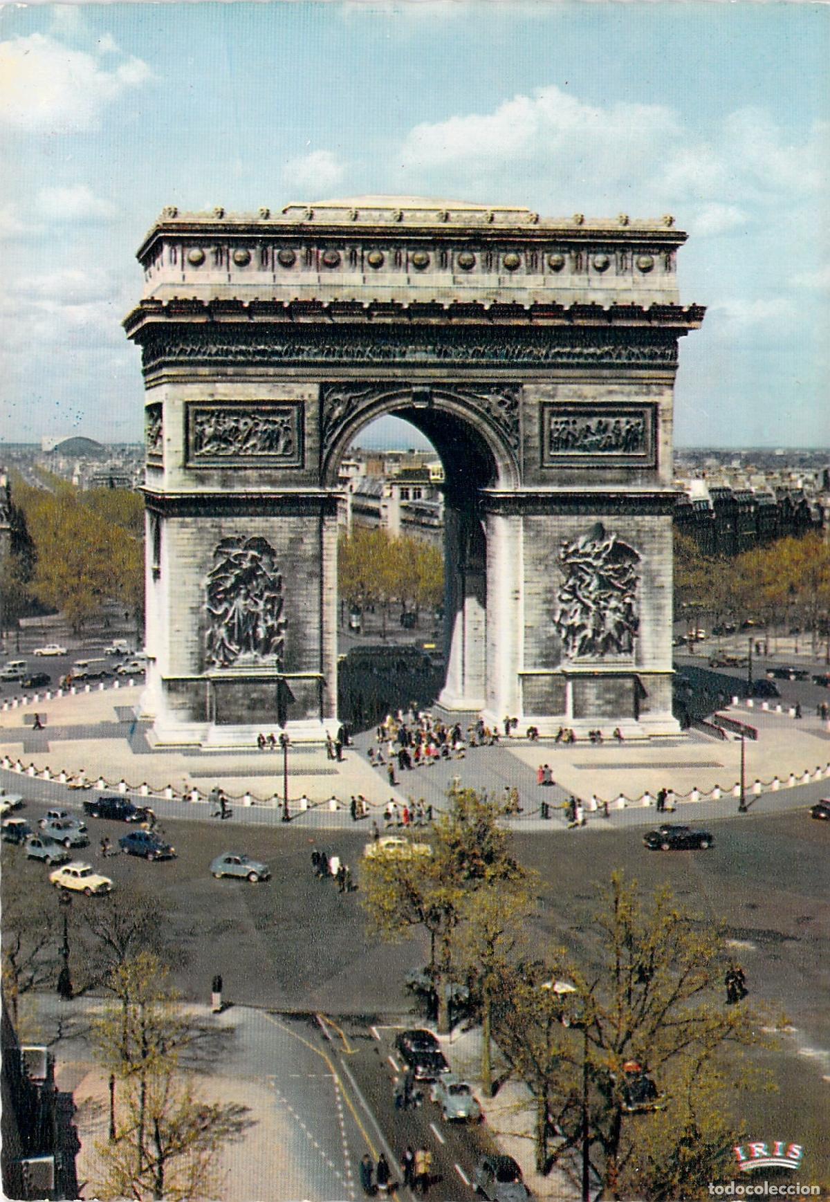 Postcards: Postal de Paris: El Arco del Triunfo