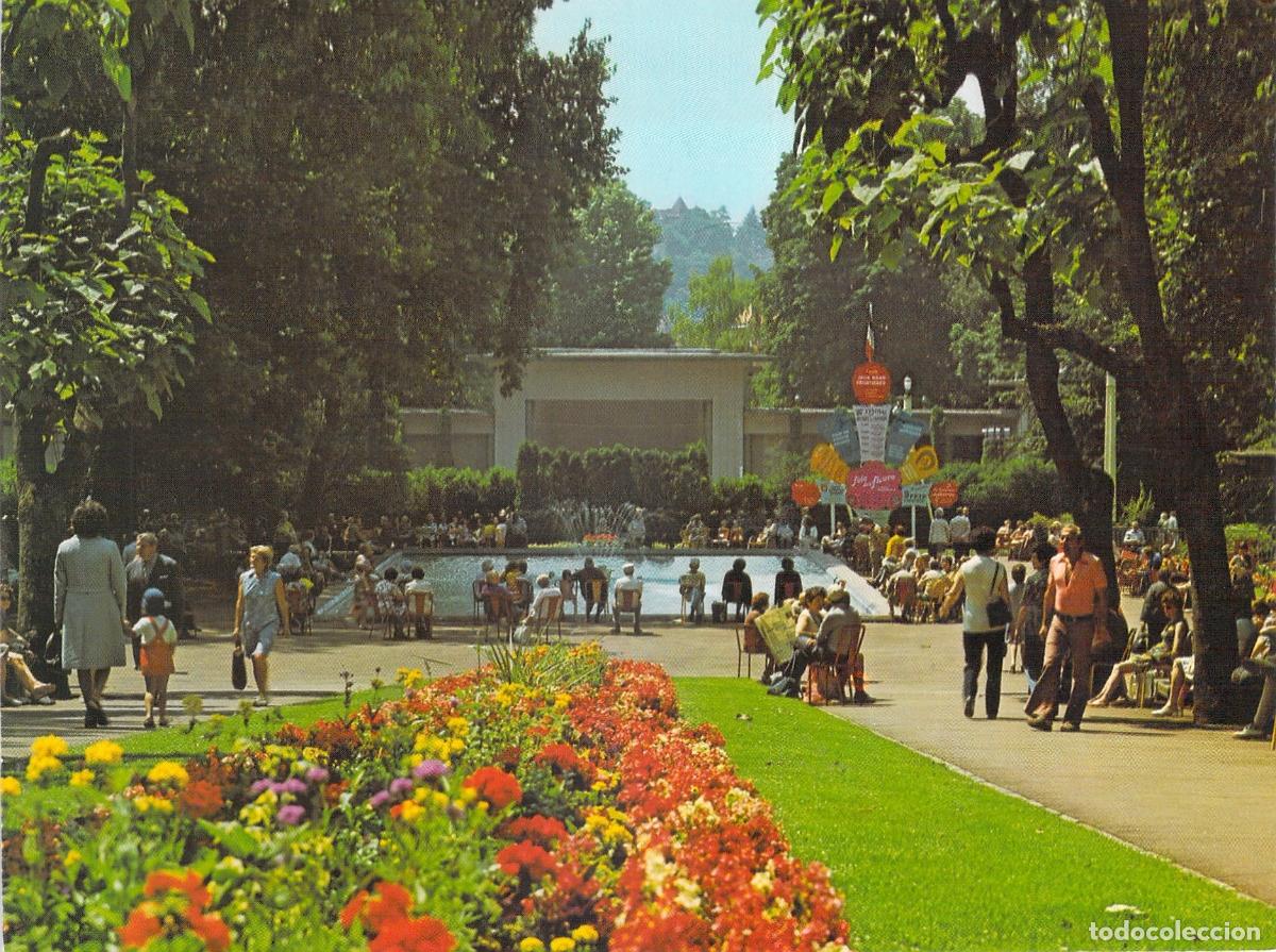 Postkarten: Postal de Le Parc et Th&eacute;&acirc;tre de Verdure en Aix-les-Bains