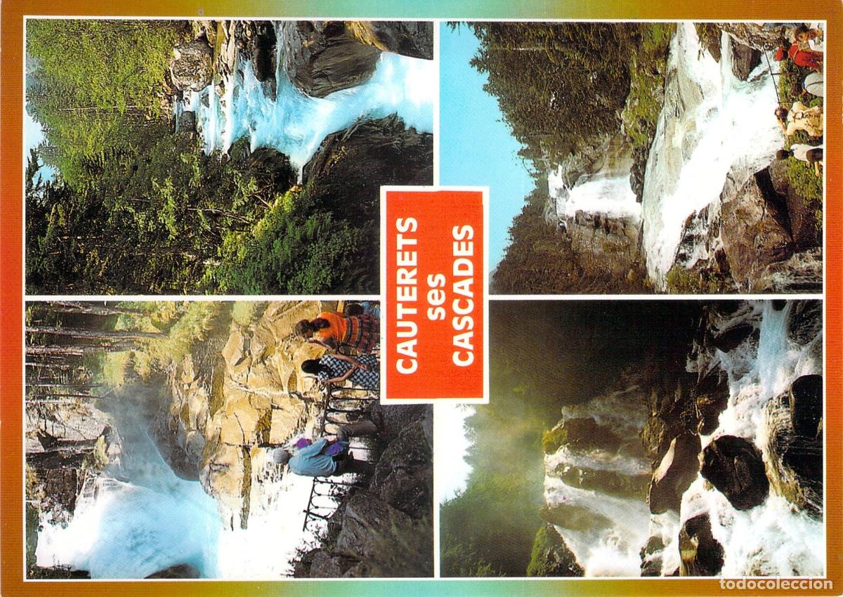 Postales: Postal de las cascadas de Cauterets en los Pirineos franceses