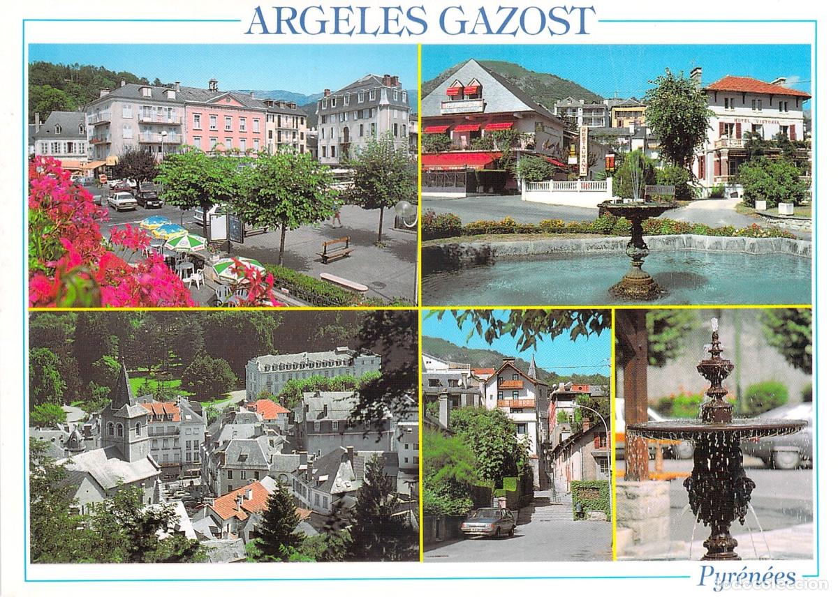 Postales: Postal de Argel&egrave;s-Gazost en los Pirineos, Francia