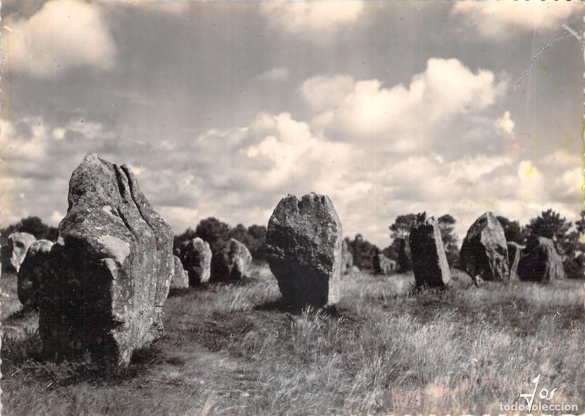 Postales: Postal de los Alineamientos de Kermario en Carnac Breta&ntilde;a