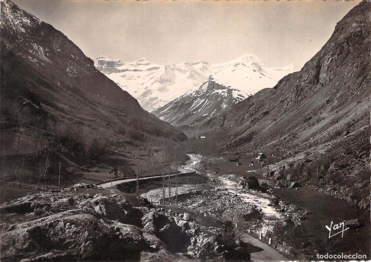Postales: Postal de la ruta de G&egrave;dre a Gavarnie en los Pirineos