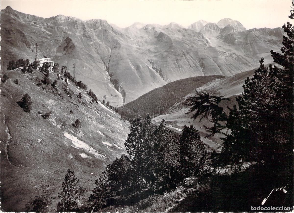 Postales: Postal de los Pirineos franceses, estaci&oacute;n de L'Ayre y Pic du Midi