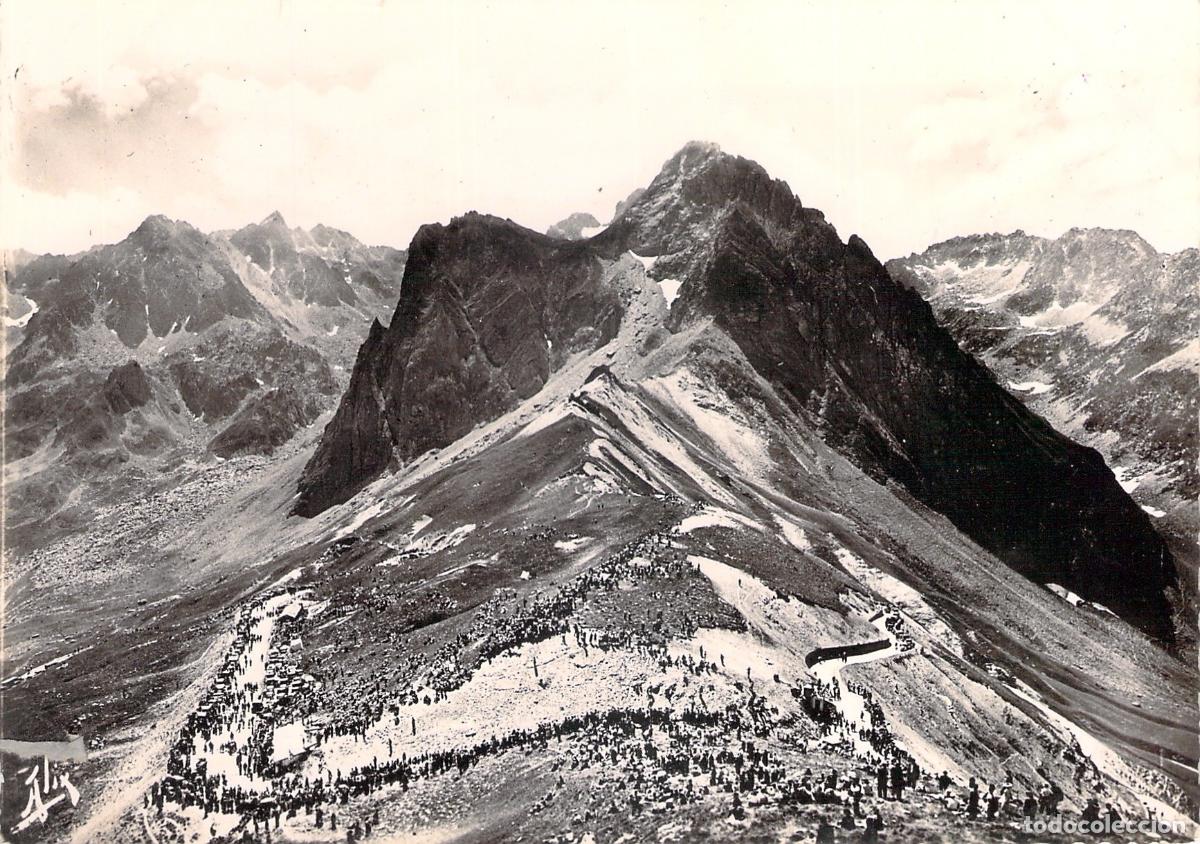 Postales: Postal de los Pirineos y la cima del Col du Tourmalet