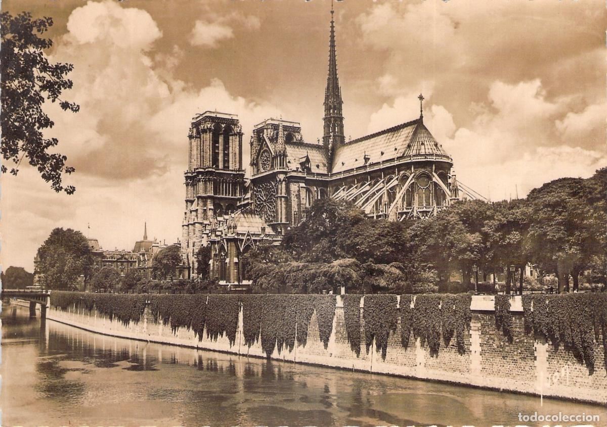 Postales: Postal de la Catedral de Notre-Dame en Par&iacute;s