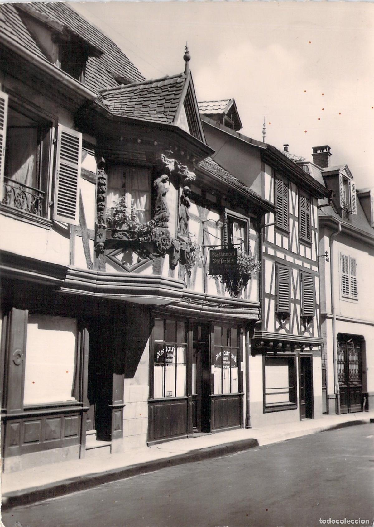 Postales: Postal de la Maison des M&eacute;n&eacute;triers en Ribeauvill&eacute;, Alsacia