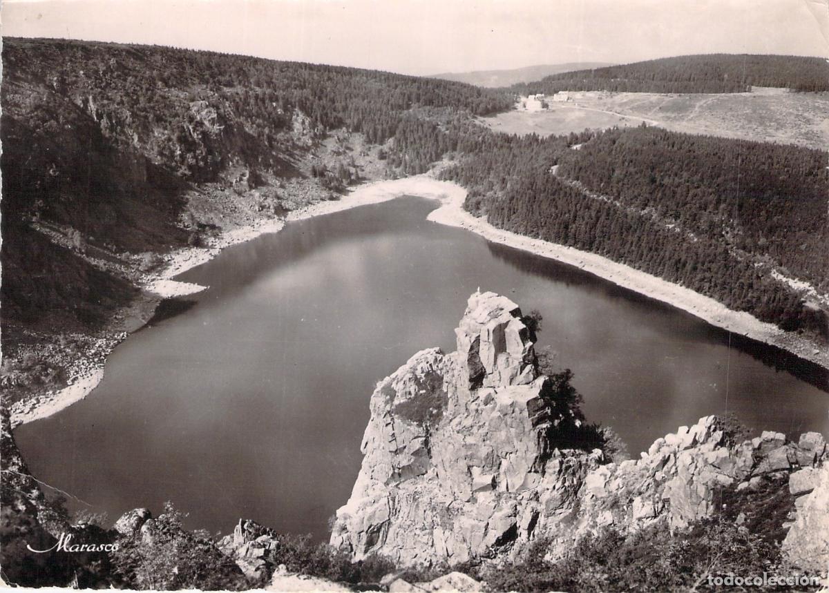 Postales: Postal de los Vosgos, Lac Blanc y el Rocher Hans en Francia