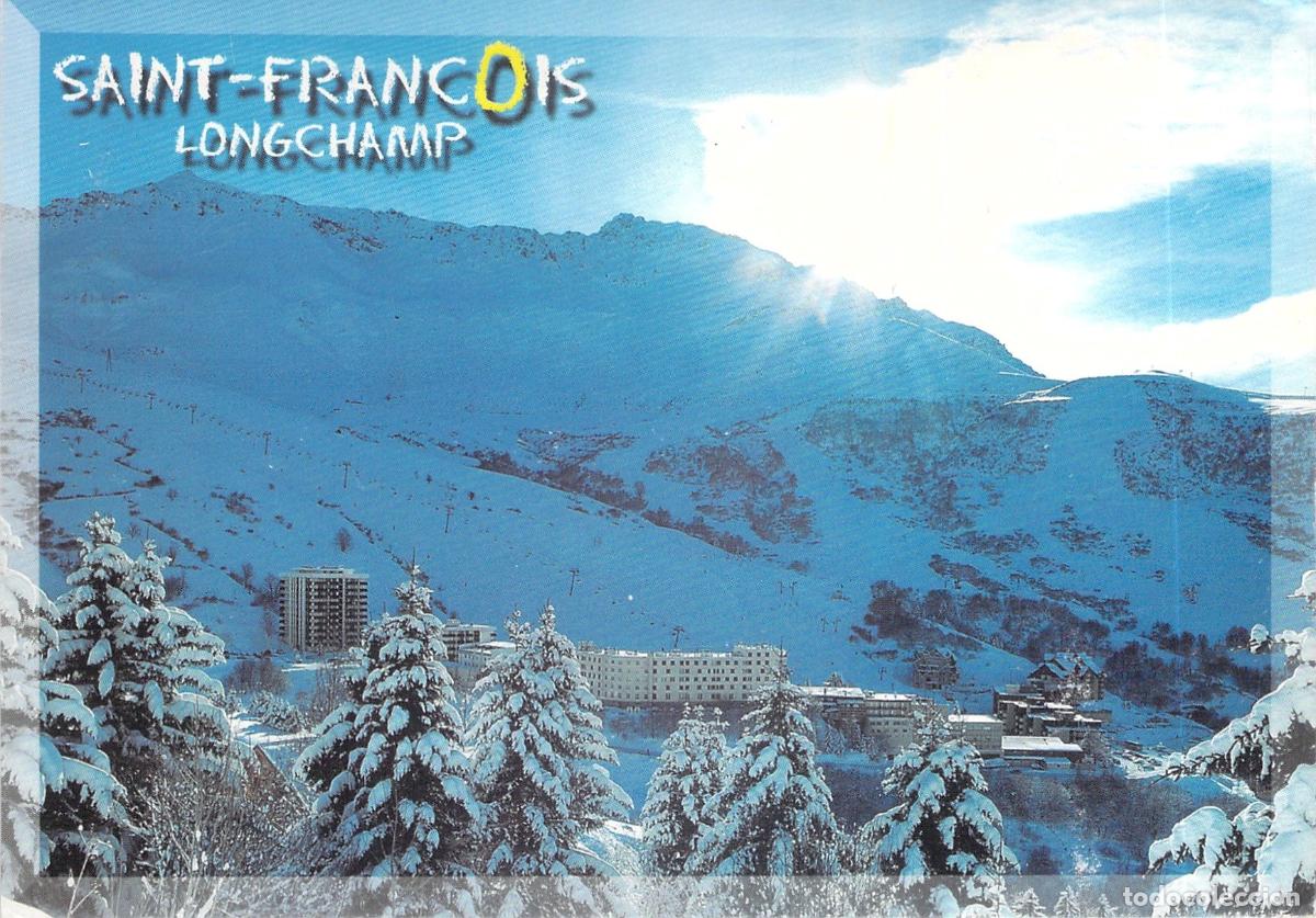 Postales: Postal de Saint-Fran&ccedil;ois-Longchamp Paisaje de Monta&ntilde;a Nevado