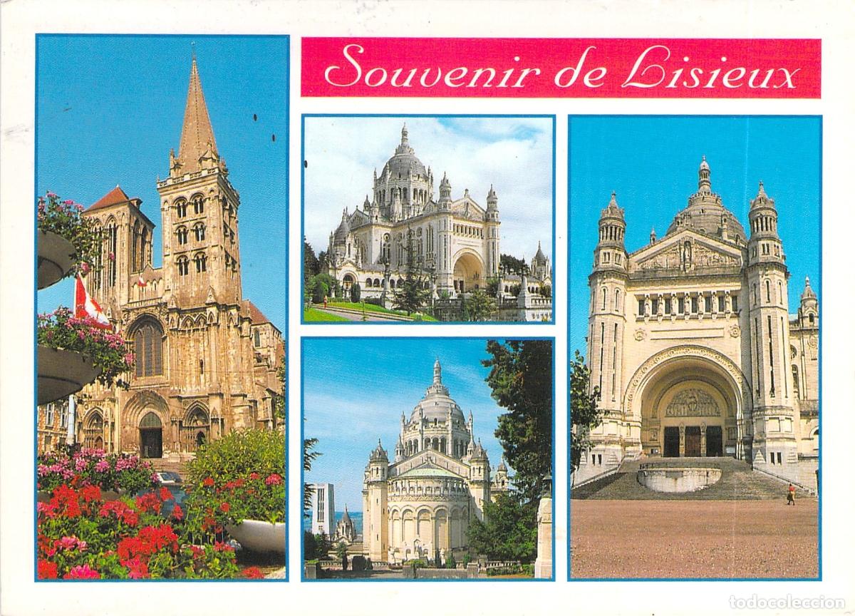 Postales: Postal de Lisieux Normand&iacute;a Bas&iacute;lica Santa Teresa