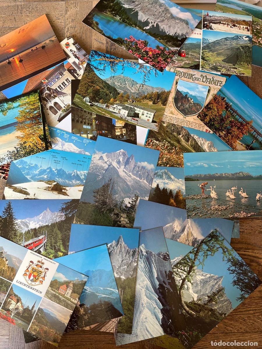 Postais: 35 postales sin usar de Suiza