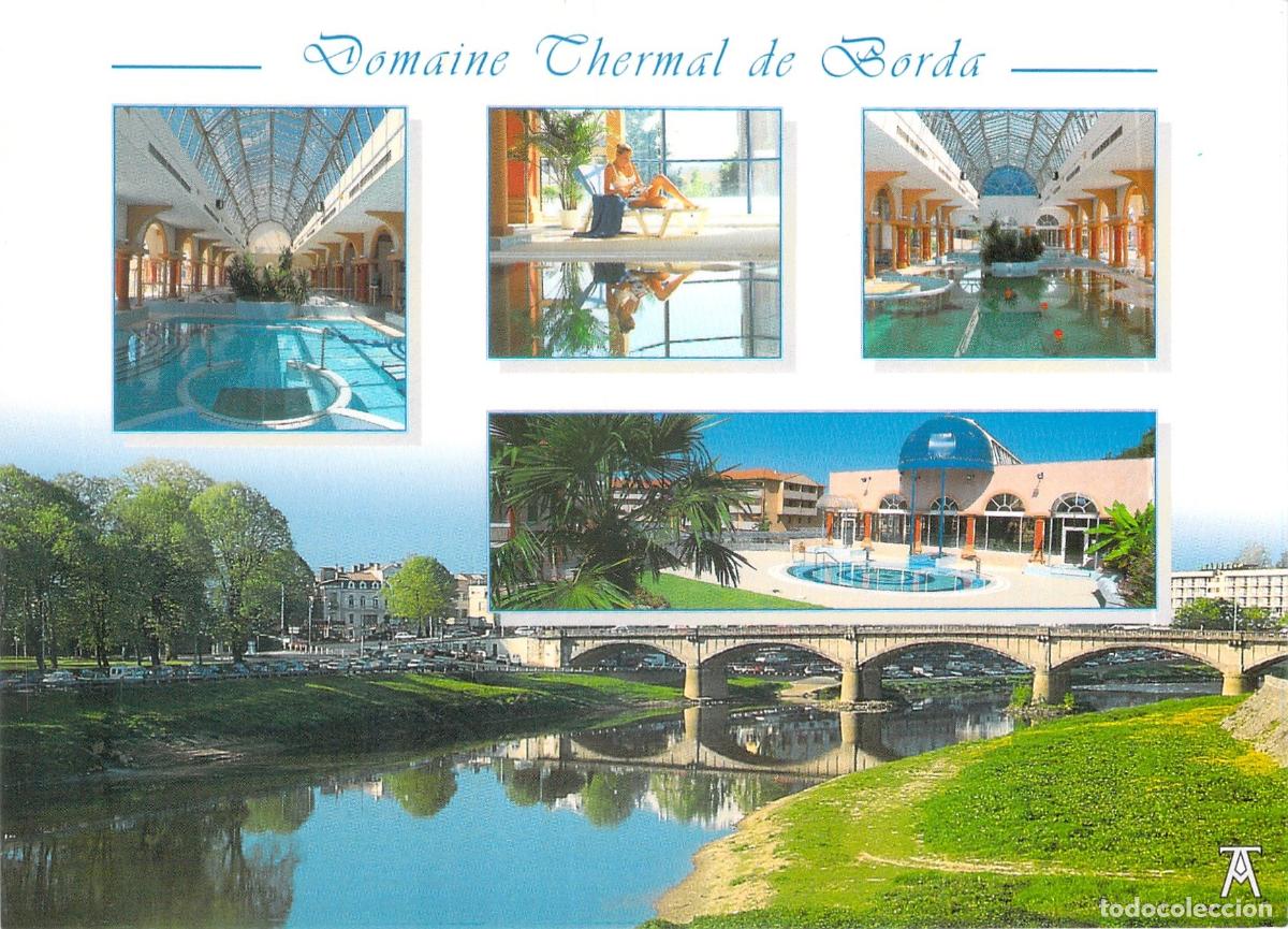 Postais: Postal del Domaine Thermal de Borda en Dax, Francia