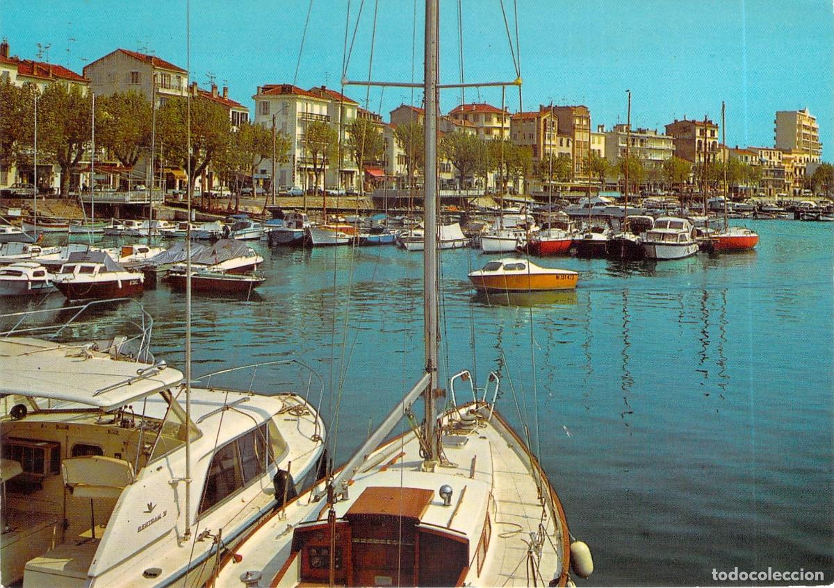 Postais: Postal de Golfe-Juan con Vista General del Puerto en la Costa Azul