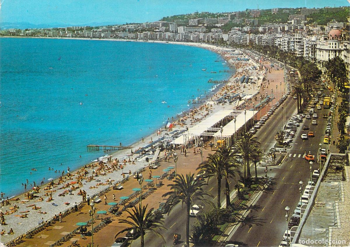 Postais: Postal de la Promenade des Anglais en Niza, Francia
