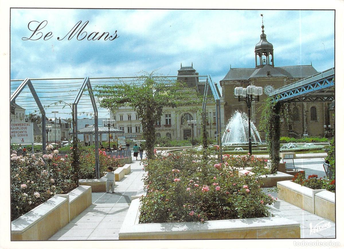 Postales: Postal de Place de la R&eacute;publique en Le Mans, Francia