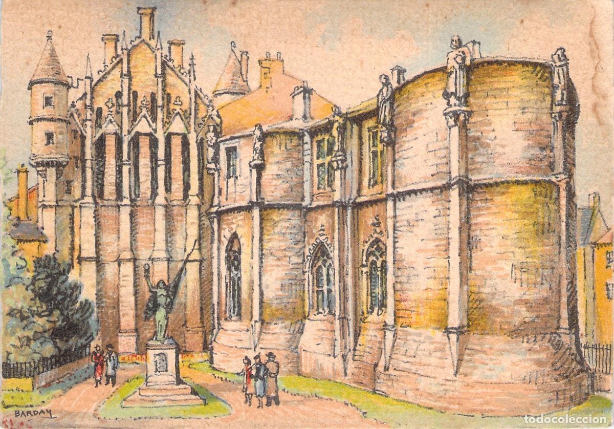 Postales: Postal de Poitiers: Palacio de Justicia y Torre Maubergeon