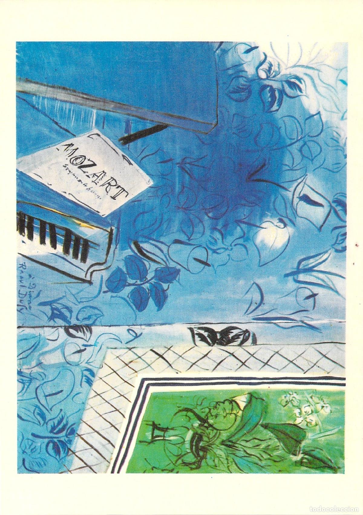 Postales: Postal de arte Raoul Dufy Le Mozart bleu