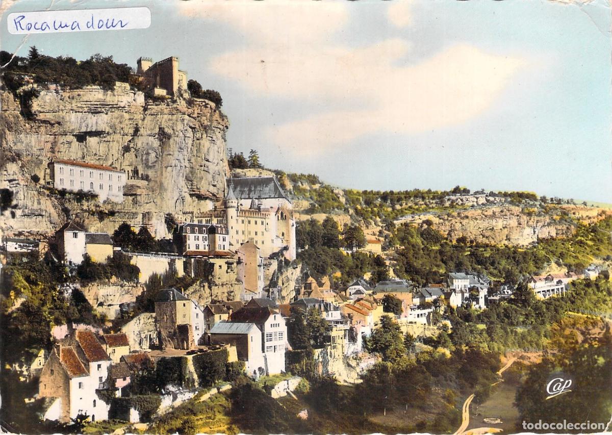 Postales: Postal de la vista general de Rocamadour
