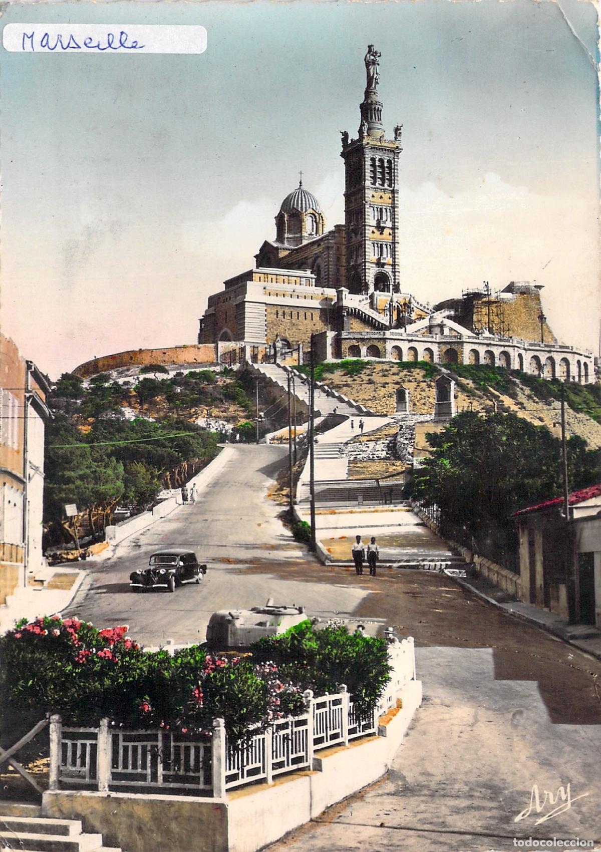 Postkarten: Postal de la Bas&iacute;lica de Notre-Dame de la Garde en Marsella