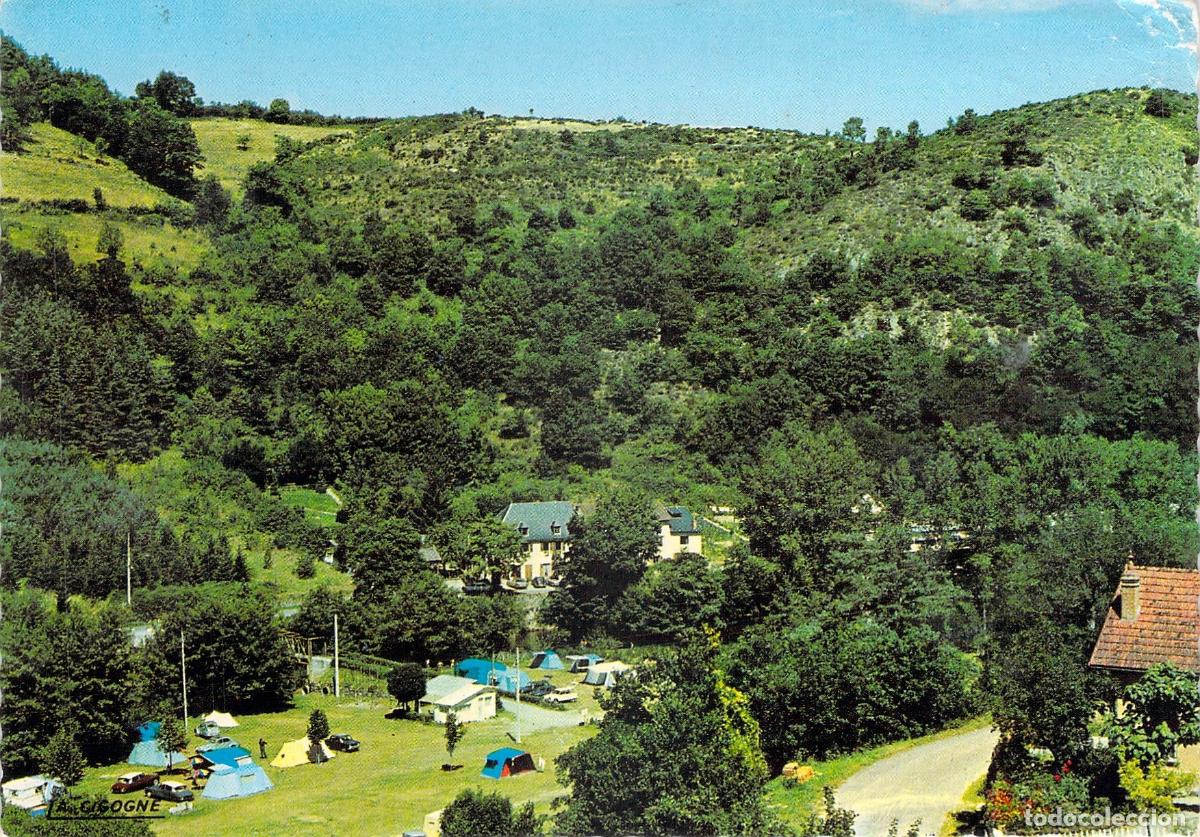 Postkarten: Postal de Chateauneuf-les-Bains, Francia, zona de camping