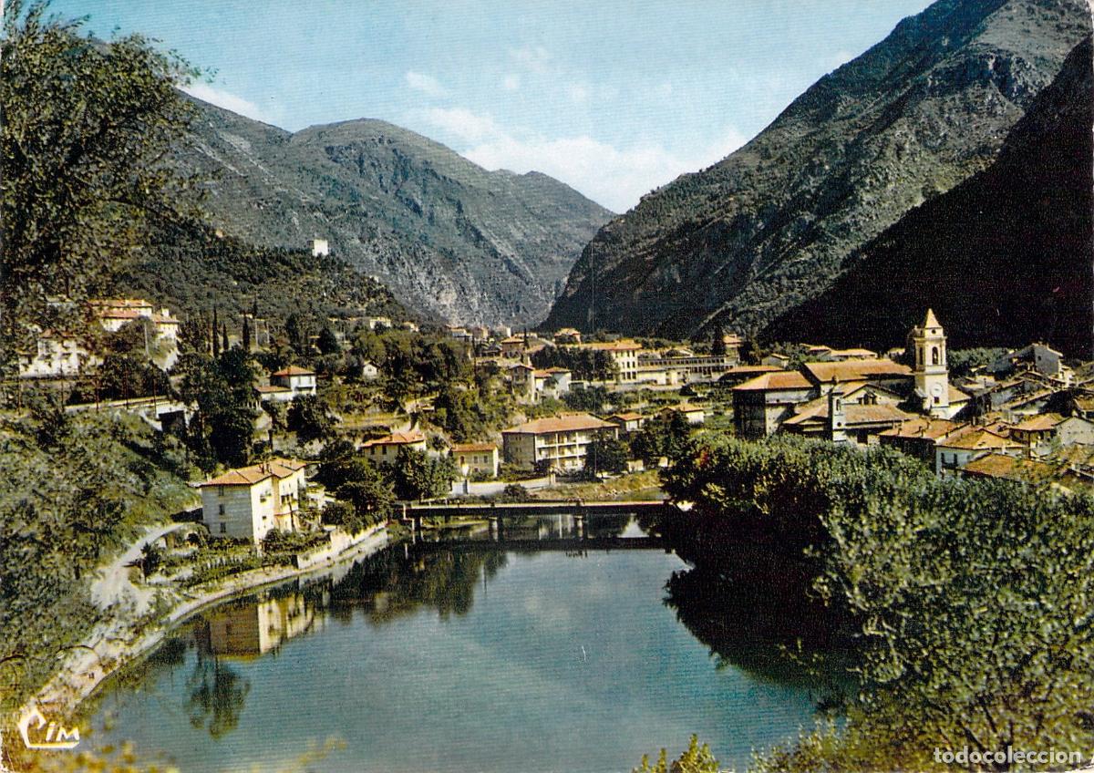 Postkarten: Postal de Breil-sur-Roya Francia Vista General del Pueblo