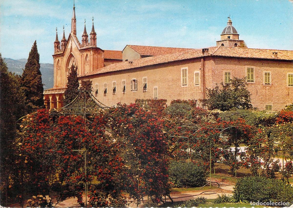 Postales: Postal de Niza Francia Monast&egrave;re de Cimiez Jardines