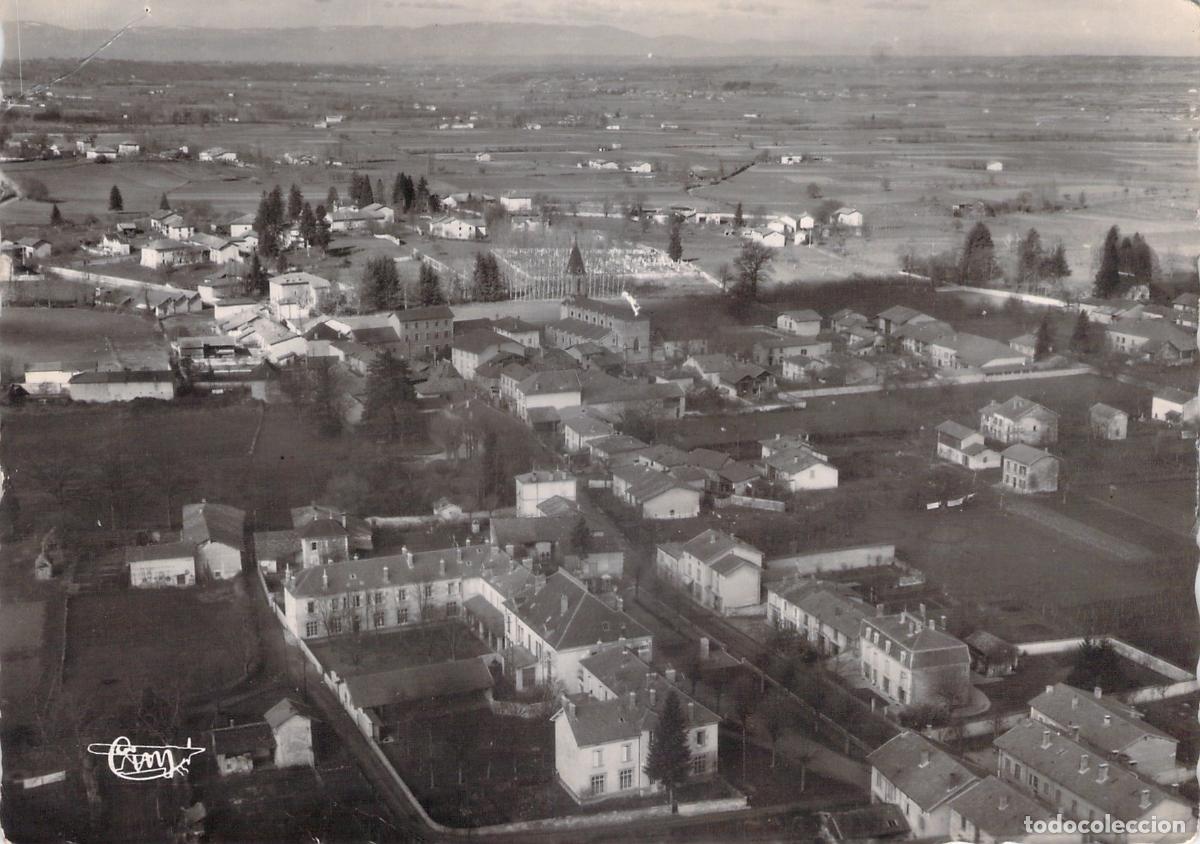 Postales: Postal de vista a&eacute;rea de Saint-Simeon-de-Bressieux, Isere, Francia