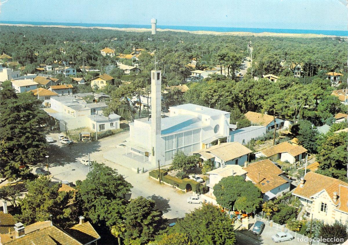 Postales: Postal de la iglesia Notre-Dame des Flots en Cap Ferret