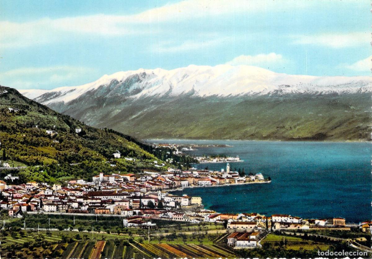 Cartes Postales: Postal de Sal&oacute; a orillas del Lago di Garda, Italia