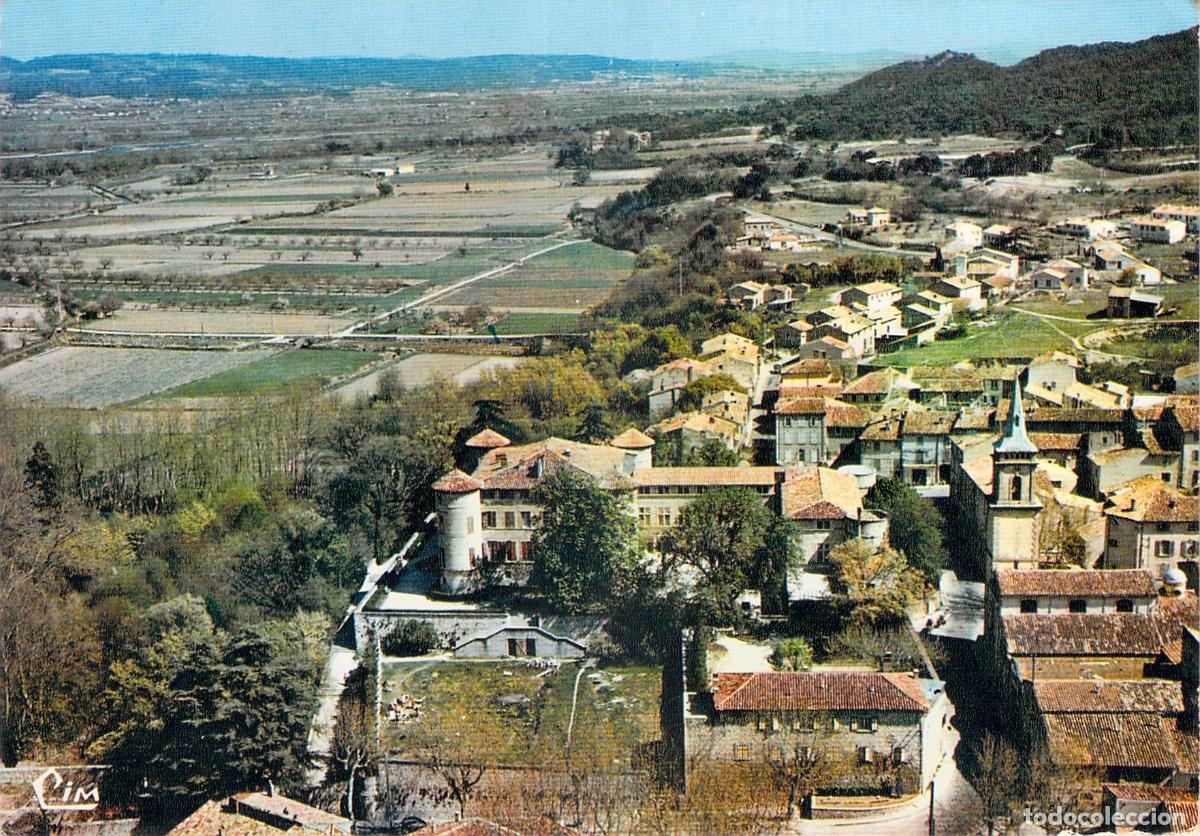 Cartes Postales: Postal de La Roque-d'Antheron vista a&eacute;rea castillo Francia