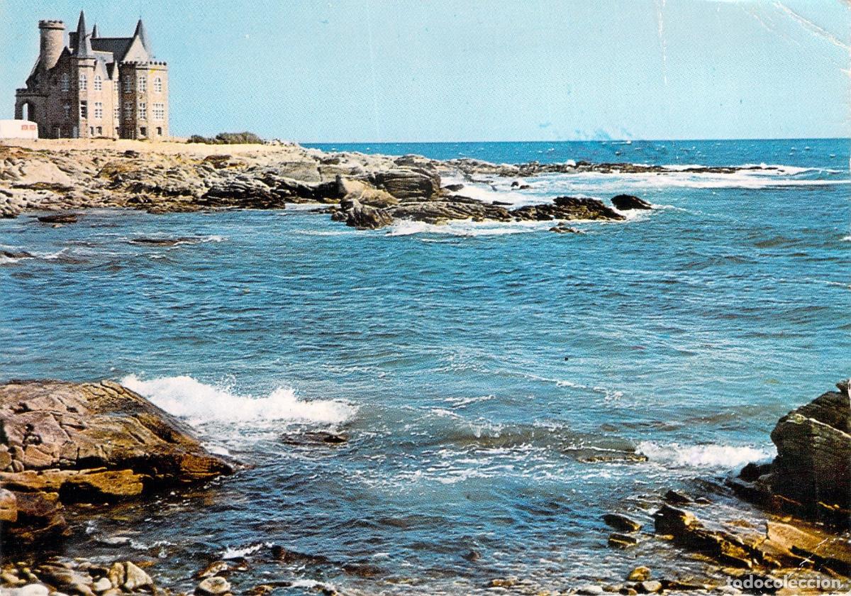 Cartes Postales: Postal del Castillo de la Pointe en Quiberon Breta&ntilde;a
