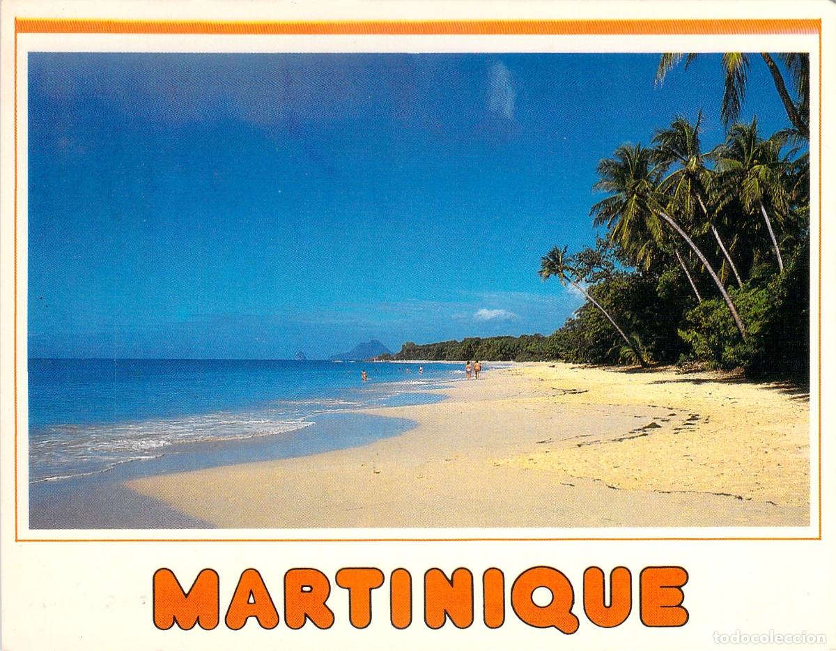 Postales: Postal de la Playa de la Caravelle en Martinica