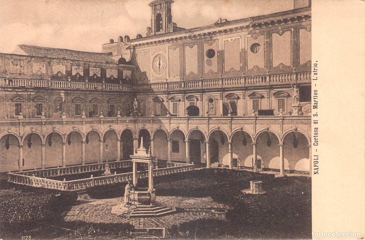 Postais: Postal de la Certosa di San Martino en N&aacute;poles, Italia