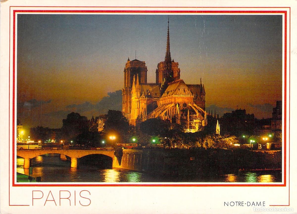 Postais: Postal de la Catedral de Notre-Dame en Paris y el Rio Sena