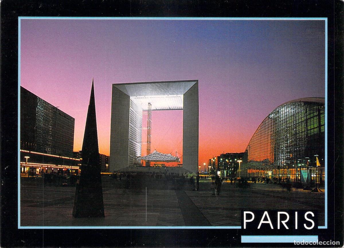Postais: Postal de La Grande Arche en La D&eacute;fense, Par&iacute;s