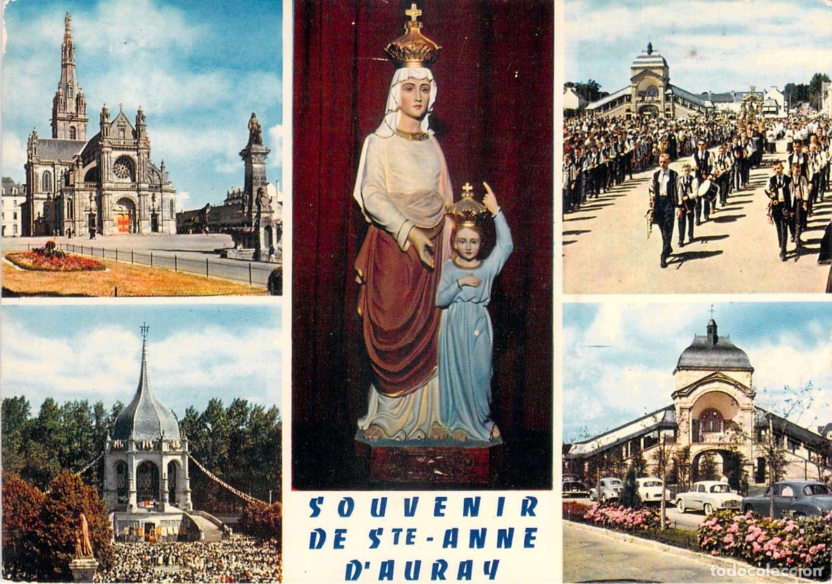 Postais: Postal de la Bas&iacute;lica y Peregrinaci&oacute;n en Sainte-Anne-d'Auray, Francia
