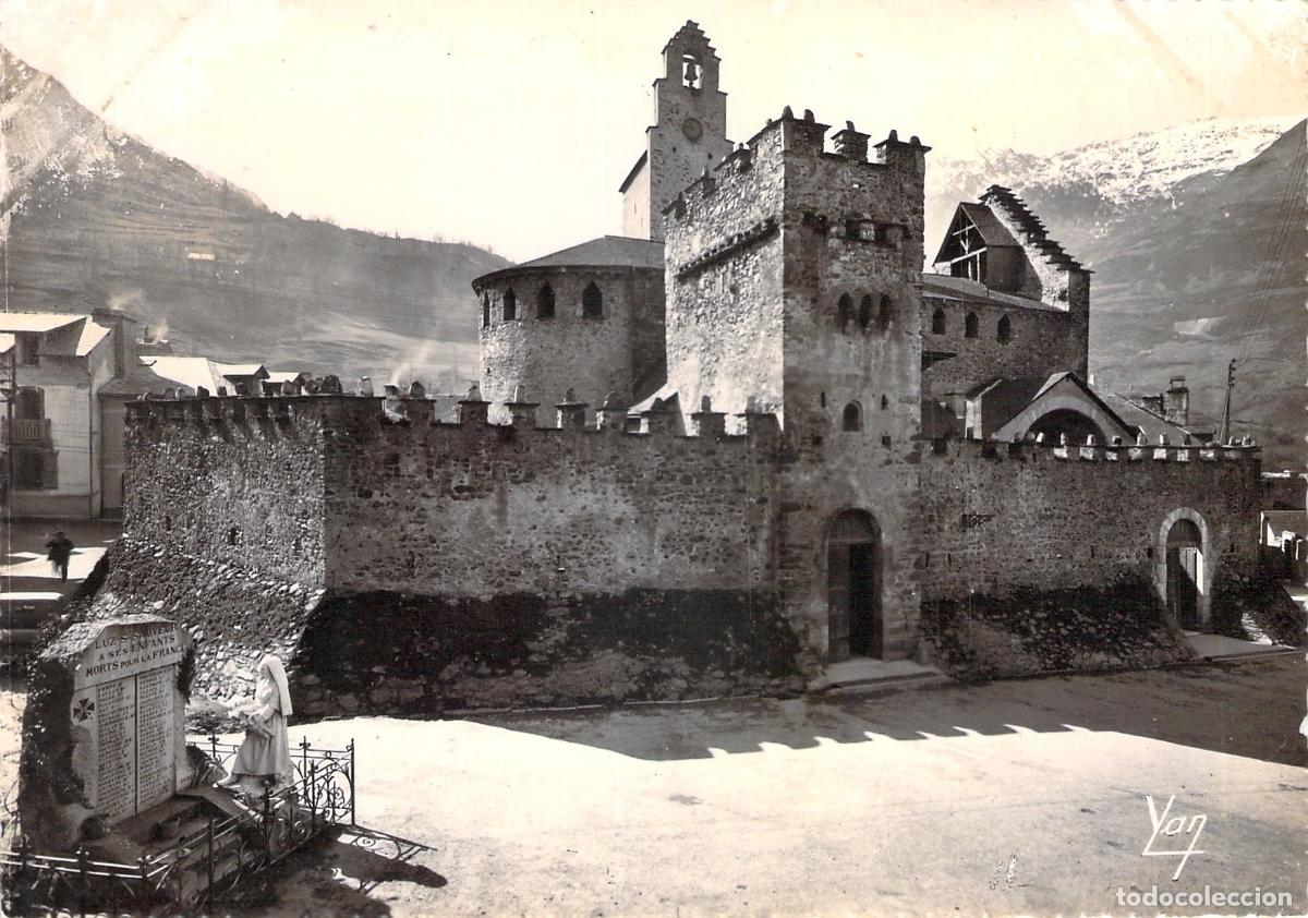 Cartes Postales: Postal de la Iglesia de los Templarios en Luz-Saint-Sauveur, Francia
