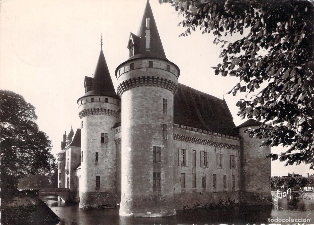 Postais: Postal del Castillo de Sully-sur-Loire, Francia