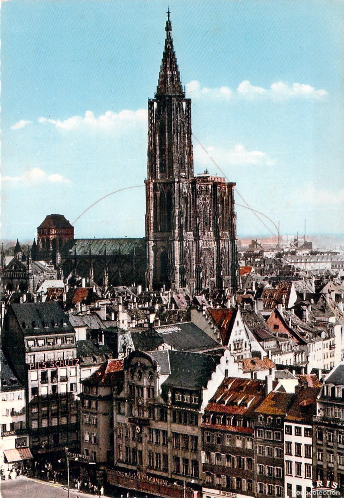Postais: Postal de la Catedral de Estrasburgo en Francia
