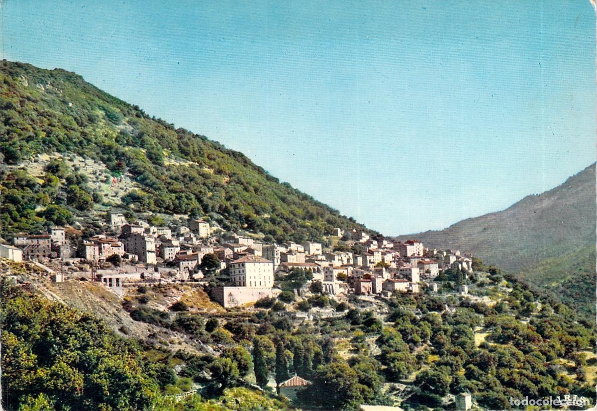 Postales: Postal de Olmeto, vista general del pueblo en C&oacute;rcega, Francia